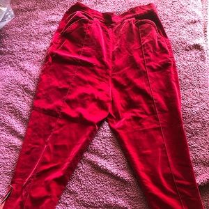 1950s Velvet Capris . (Need replacement zipper)